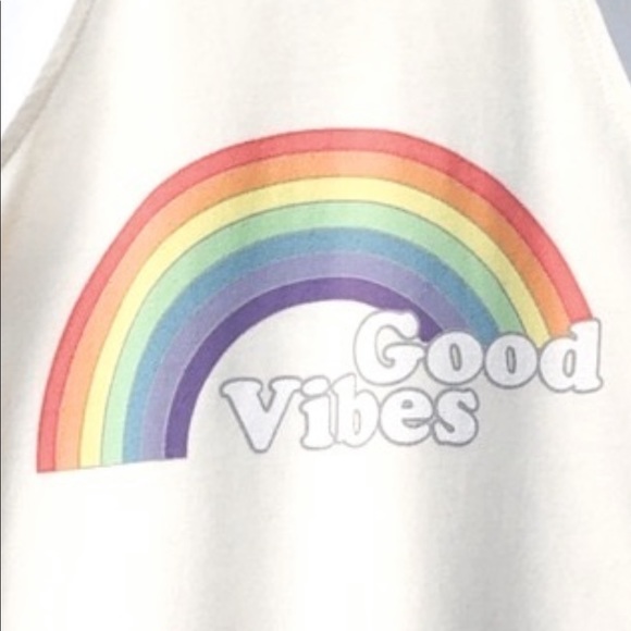 Cold Crush Tops - Cold crush - Good Vibes rainbow tank top